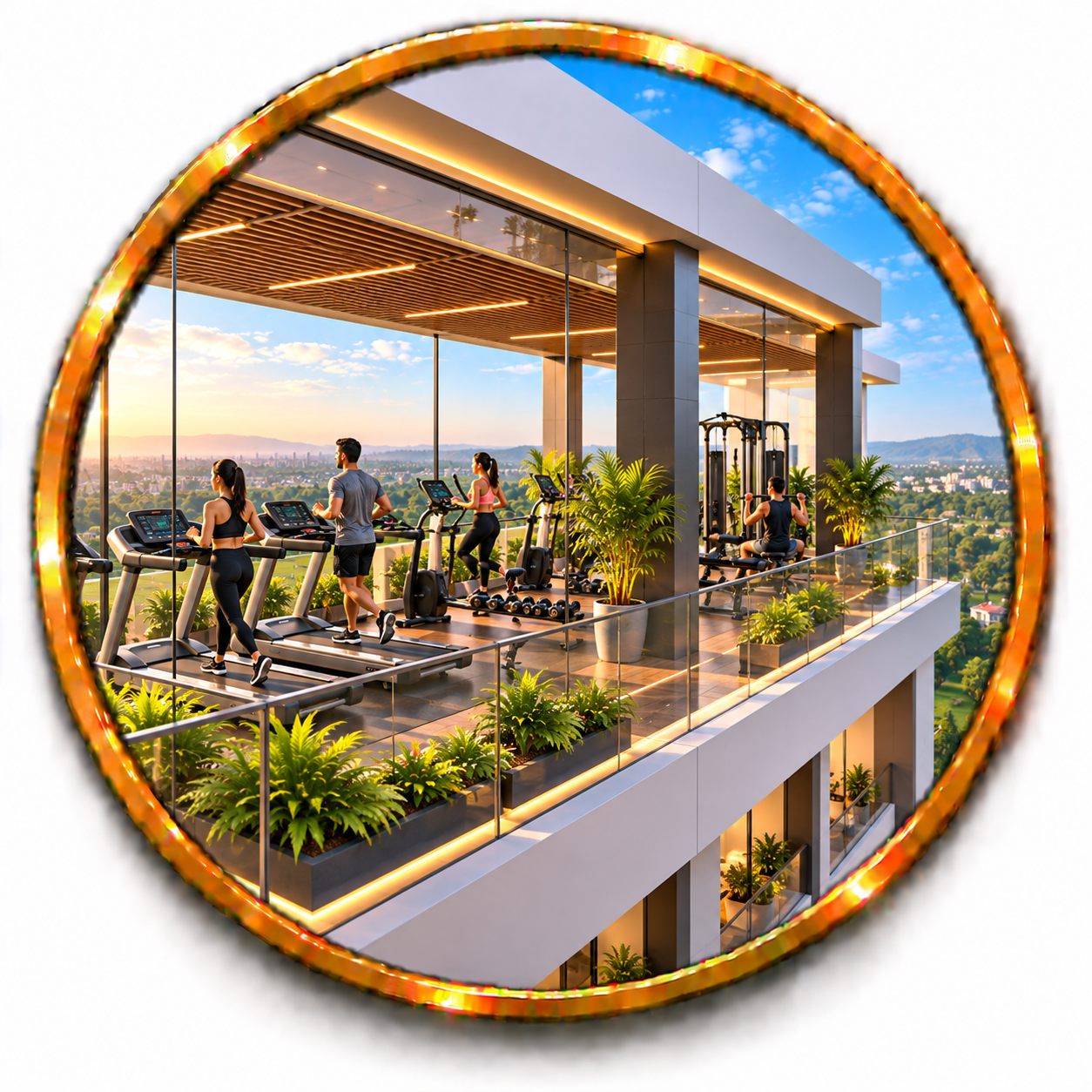 Sky-Level Gym